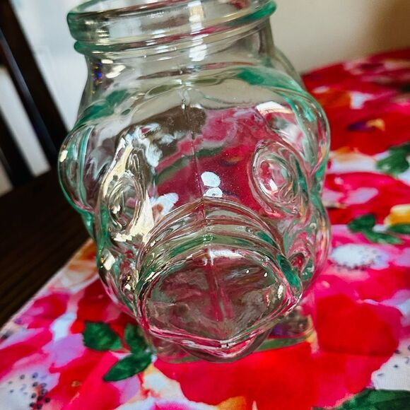 Glass Pig Jar. Vintage. SVE Made in Italy - Picture 2 of 5